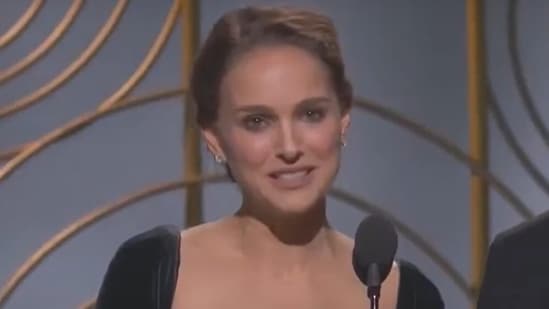 Natalie Portman was one of the presenters at 2018 Golden Globes.