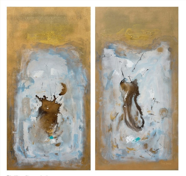 Contemporary painter Sanjay Prajapati, hailing from Baroda (Gujarat), has presented his works at this exhibition curated by Nipun Soin. Contemporary painter Sanjay Prajapati, hailing from Baroda (Gujarat), has presented his works at this exhibition curated by Nipun Soin.