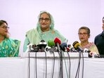 Prime Minister Sheikh Hasina, 76, reportedly bagged 249,965 votes while her nearest rival M Nizam Uddin Lashkar from the Bangladesh Supreme Party secured just 469 votes In picture, Hasina addresses the media after casting her vote for the General Elections 2024, in Dhaka on Sunday. Prime Minister Sheikh Hasina, 76, reportedly bagged 249,965 votes while her nearest rival M Nizam Uddin Lashkar from the Bangladesh Supreme Party secured just 469 votes In picture, Hasina addresses the media after casting her vote for the General Elections 2024, in Dhaka on Sunday.