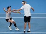 Germany's Laura Siegemund and Alexander Zverev celebrate after defeating Poland's Iga Swiatek and Hubert Hurkacz in the final of the United Cup in Sydney, Australia, Monday, Jan. 8, 2024.