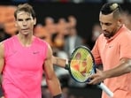 Rafael Nadal and Nick Kyrgios