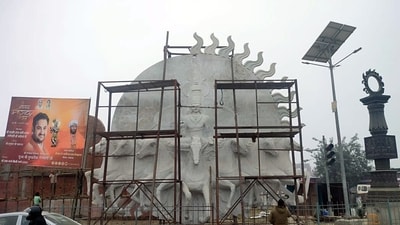 The Garbhagriha, or inner sanctum, of the temple, is where the deity will be enshrined. This sanctum sanctorum will house the idol depicting the child form of Lord Ram (Ram Lalla), while the first floor will feature a Shri Ram Darbar.&nbsp; (ANI)
