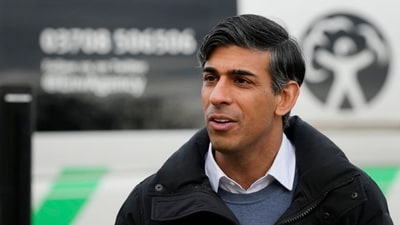 Britain's prime minister Rishi Sunak. (AFP)