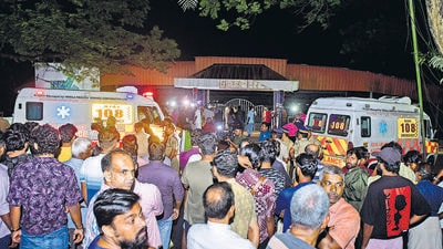 Four people had died and 50 were injured during the stampede at Cochin University of Science and Technology on November 25 (AP File) Four people had died and 50 were injured during the stampede at Cochin University of Science and Technology on November 25 (AP File)