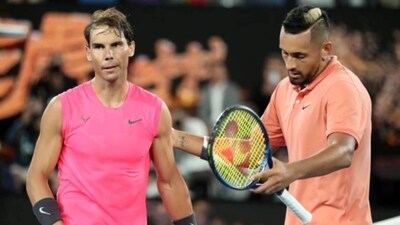Rafael Nadal and Nick Kyrgios (Getty Images) Rafael Nadal and Nick Kyrgios (Getty Images)