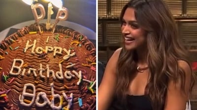 Deepika Padukone shares a glimpse of her birthday cake Deepika Padukone shares a glimpse of her birthday cake