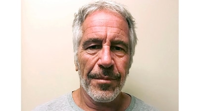 FILE - This photo provided by the New York State Sex Offender Registry shows Jeffrey Epstein, March 28, 2017. On Friday, Jan. 5, 2024, The Associated Press reported on stories circulating online incorrectly claiming court documents connected to a lawsuit involving financier Jeffrey Epstein that were released this week include details about theoretical physicist Stephen Hawking, who died in 2018, Hawking’s “proclivities” and a sexual encounter involving late night host Jimmy Kimmel. (New York State Sex Offender Registry via AP, File) (AP) FILE - This photo provided by the New York State Sex Offender Registry shows Jeffrey Epstein, March 28, 2017. On Friday, Jan. 5, 2024, The Associated Press reported on stories circulating online incorrectly claiming court documents connected to a lawsuit involving financier Jeffrey Epstein that were released this week include details about theoretical physicist Stephen Hawking, who died in 2018, Hawking’s “proclivities” and a sexual encounter involving late night host Jimmy Kimmel. (New York State Sex Offender Registry via AP, File) (AP)