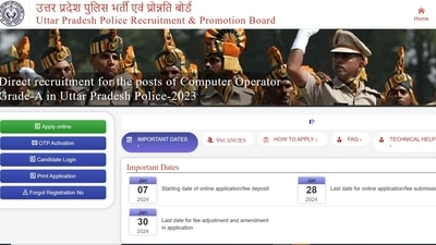 UP Police Recruitment 2024: Apply for 930 Computer Officer Grade-A posts before January 28 UP Police Recruitment 2024: Apply for 930 Computer Officer Grade-A posts before January 28