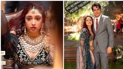 Ira Khan during her wedding. Ira Khan during her wedding.