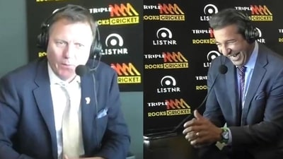 Wasim Akram hilariously trolled Aussie commentators. Wasim Akram hilariously trolled Aussie commentators.