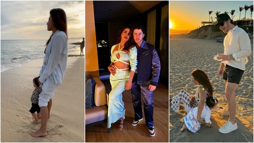 Priyanka Chopra, Nick Jonas, and Malti holiday in Cabo. (Instagram)
