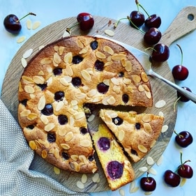 Almond flour cherry cake (instagram) Almond flour cherry cake (instagram)
