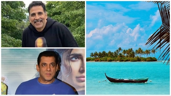 Akshay Kumar and Salman Khan are promoting tourism in Indian islands.