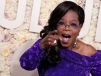 Oprah Winfrey arrives at the 81st Golden Globe Awards on Sunday, Jan. 7, 2024, at the Beverly Hilton in Beverly Hills, Calif. (Photo by Jordan Strauss/Invision/AP)