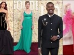 Golden Globes 2024 fashion: Goddess green, wide lapels, and daring statements