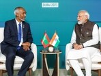 Prime Minister Narendra Modi met Maldives President Mohamed Muizzu, in Dubai last year. (ANI Photo) Prime Minister Narendra Modi met Maldives President Mohamed Muizzu, in Dubai last year. (ANI Photo)