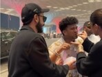 Deepika Padukone and Ranveer Singh at Mumbai airport. Deepika Padukone and Ranveer Singh at Mumbai airport.
