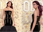 Dua Lipa attends the Golden Globe Awards 2024. 