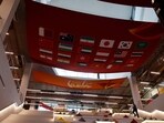Flags are displayed at the media centre set up for the upcoming 2023 AFC Asian Cup.