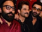 Javed_Akhtar has spoken about Animal; Sandeep Reddy Vanga with Ranbir Kapoor and Anil Kapoor at the film's star-studded success bash in Mumbai over the weekend. Javed_Akhtar has spoken about Animal; Sandeep Reddy Vanga with Ranbir Kapoor and Anil Kapoor at the film's star-studded success bash in Mumbai over the weekend.