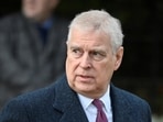 Britain's Prince Andrew, Duke of York attends the Royal Family's Christmas Day service at St. Mary Magdalene's church.