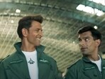 Hrithik Roshan and Karan Singh Grover in Fighter's new song Heer Aasmani