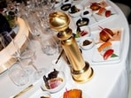 The menu was all things luxe which included a salmon tartare, caviar and lots more