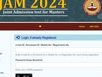 Download IIT JAM 2024 admit card from official website