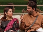 Ankita Lokhande with her husband Vicky Jain on Bigg Boss 17. Ankita Lokhande with her husband Vicky Jain on Bigg Boss 17.