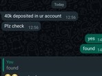 WhatsApp chat between a father and his daughter. WhatsApp chat between a father and his daughter.