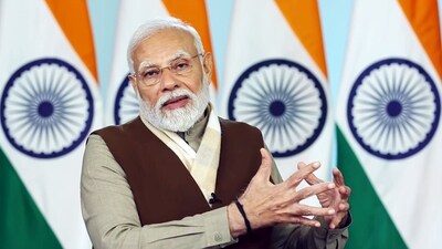 Prime Minister Narendra Modi addresses the 'Viksit Bharat Sankalp Yatra' programme, via video conferencing, in New Delhi. (ANI) Prime Minister Narendra Modi addresses the 'Viksit Bharat Sankalp Yatra' programme, via video conferencing, in New Delhi. (ANI)