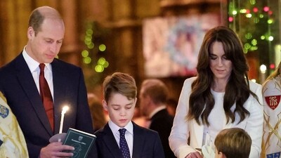 Prince William-Kate Middleton: Prince William, Prince of Wales, Prince George of Wales and Catherine, Princess of Wales. (Reuters)