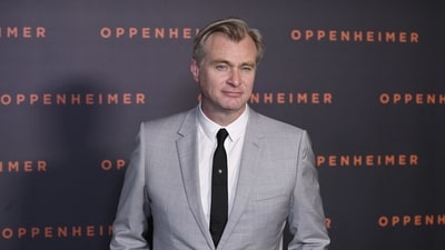 Oppenheimer director Christopher Nolan at the film's premiere in Paris. (AFP) Oppenheimer director Christopher Nolan at the film's premiere in Paris. (AFP)