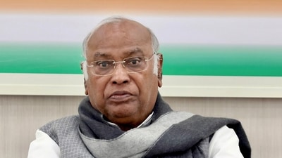 Congress president Mallikarjun Kharge. Congress president Mallikarjun Kharge.