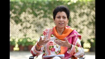 Former Haryana Congress chief Kumari Selja (HT file)