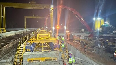 India's first 31-metre U-grinder roped in for Bengaluru suburban rail project India's first 31-metre U-grinder roped in for Bengaluru suburban rail project