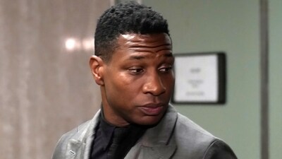 Jonathan Majors at a hearing of his assault trial (AP) Jonathan Majors at a hearing of his assault trial (AP)