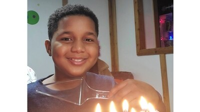 Ahmir Jolliff, who was killed in a school shooting on Thursday, Jan. 4, 2024, in Perry, Iowa, poses at one of his birthday parties in this undated photo provided by his mothe (Erica Jolliff via AP) (AP)