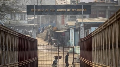 The 1,643 km long Indo-Myanmar border (IMB), which passes through Mizoram, Manipur, Nagaland and Arunachal Pradesh, currently has FMR and is guarded by Assam Rifles. (AP) The 1,643 km long Indo-Myanmar border (IMB), which passes through Mizoram, Manipur, Nagaland and Arunachal Pradesh, currently has FMR and is guarded by Assam Rifles. (AP)