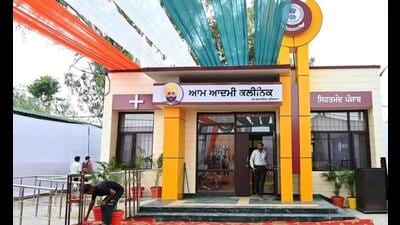 The Punjab government has decided to open 30 more Aam Aadmi Clinics, a flagship healthcare scheme of the Bhagwant Mann-led AAP government, in districts bordering Haryana. The Punjab government has decided to open 30 more Aam Aadmi Clinics, a flagship healthcare scheme of the Bhagwant Mann-led AAP government, in districts bordering Haryana.