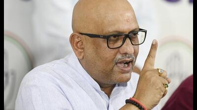 UPCC president Ajay Rai gave information about the protests over the issue at a press conference in Lucknow on January 8. (HT file) UPCC president Ajay Rai gave information about the protests over the issue at a press conference in Lucknow on January 8. (HT file)