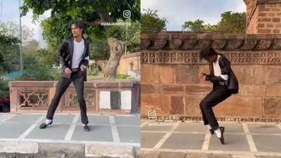 Baba Jackson dancing on the streets. (Instagram/@snoopdogg) Baba Jackson dancing on the streets. (Instagram/@snoopdogg)