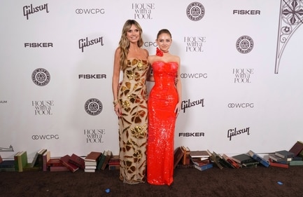 Heidi Klum, left and Leni Olumi Klum at the Art of Elysium Heaven Gala (AP) Heidi Klum, left and Leni Olumi Klum at the Art of Elysium Heaven Gala (AP)