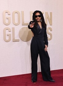 Lenny Kravitz in Alexander McQueen.