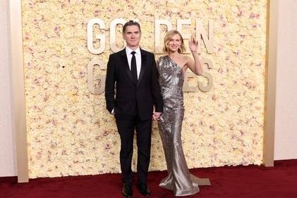 Billy Crudup and Naomi Watts attend the 81st Annual Golden Globe Awards at The Beverly Hilton on January 07, 2024 in Beverly Hills, California. (Getty Images via AFP) Billy Crudup and Naomi Watts attend the 81st Annual Golden Globe Awards at The Beverly Hilton on January 07, 2024 in Beverly Hills, California. (Getty Images via AFP)