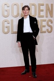 Irish actor Cillian Murphy attends the 81st annual Golden Globe Awards. (AFP) Irish actor Cillian Murphy attends the 81st annual Golden Globe Awards. (AFP)