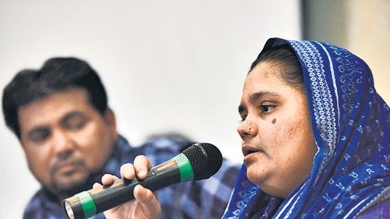 Bilkis Bano was five-month pregnant when she was gang-raped during the 2002 Gujarat riots (HT) Bilkis Bano was five-month pregnant when she was gang-raped during the 2002 Gujarat riots (HT)