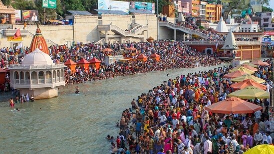 Haridwar, Uttarakhand: Haridwar is another significant destination to experience Makar Sankranti in India. Located in the state of Uttarakhand, Haridwar is known for its religious significance and is one of the four places where the Kumbh Mela is held.&nbsp;&nbsp;(PTI)