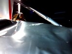 Space robotics firm Astrobotic Technology's Peregrine lunar lander is seen with a disturbance of its Multi-Layer Insulation (MLI), after its launch aboard the first flight of Vulcan, a rocket that had been under development for a decade by the Boeing and Lockheed Martin joint venture United Launch Alliance (ULA) January 8, 2024.   