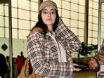 Ananya Panday in a plaid print shacket(Photo: Yogen Shah)